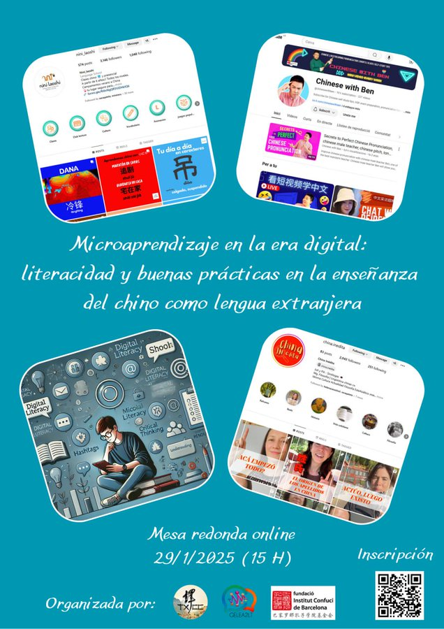 TXICC (@txicc) on Twitter photo El 29/01 hem organitzat una taula rodona online per parlar de com s'ensenya xinès a les xarxes. Hi tindrem convidats de luxe! La moderarà la <a href="/RoviraSara/">Sara Rovira Esteva</a> i us hi podeu inscriure aquí: forms.gle/NGM7C2zUoZCozs… El 29/01 hem organitzat una taula rodona online per parlar de com s'ensenya xinès a les xarxes. Hi tindrem convidats de luxe! La moderarà la <a href="/RoviraSara/">Sara Rovira Esteva</a> i us hi podeu inscriure aquí: forms.gle/NGM7C2zUoZCozs…