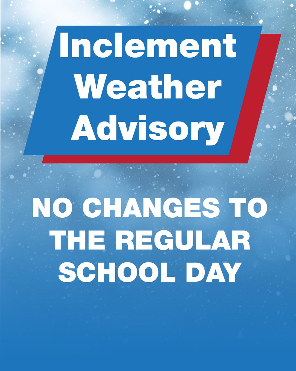 Classes are in session &amp; on normal schedule at Ysleta ISD today, Wednesday, Jan. 8. Visit yisd.net/weather.
