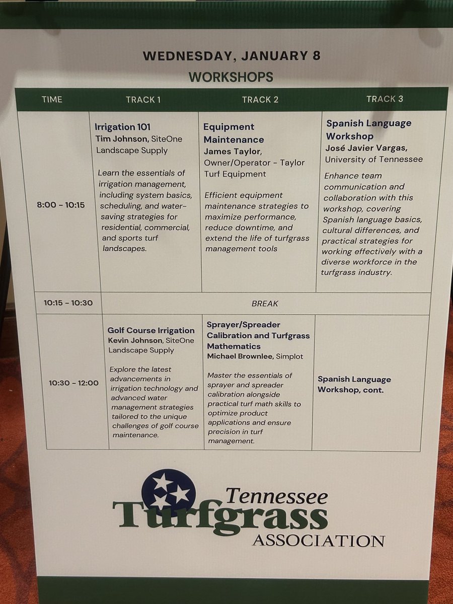 Day 3 has something for everyone, full of options including multiple hands on workshops.