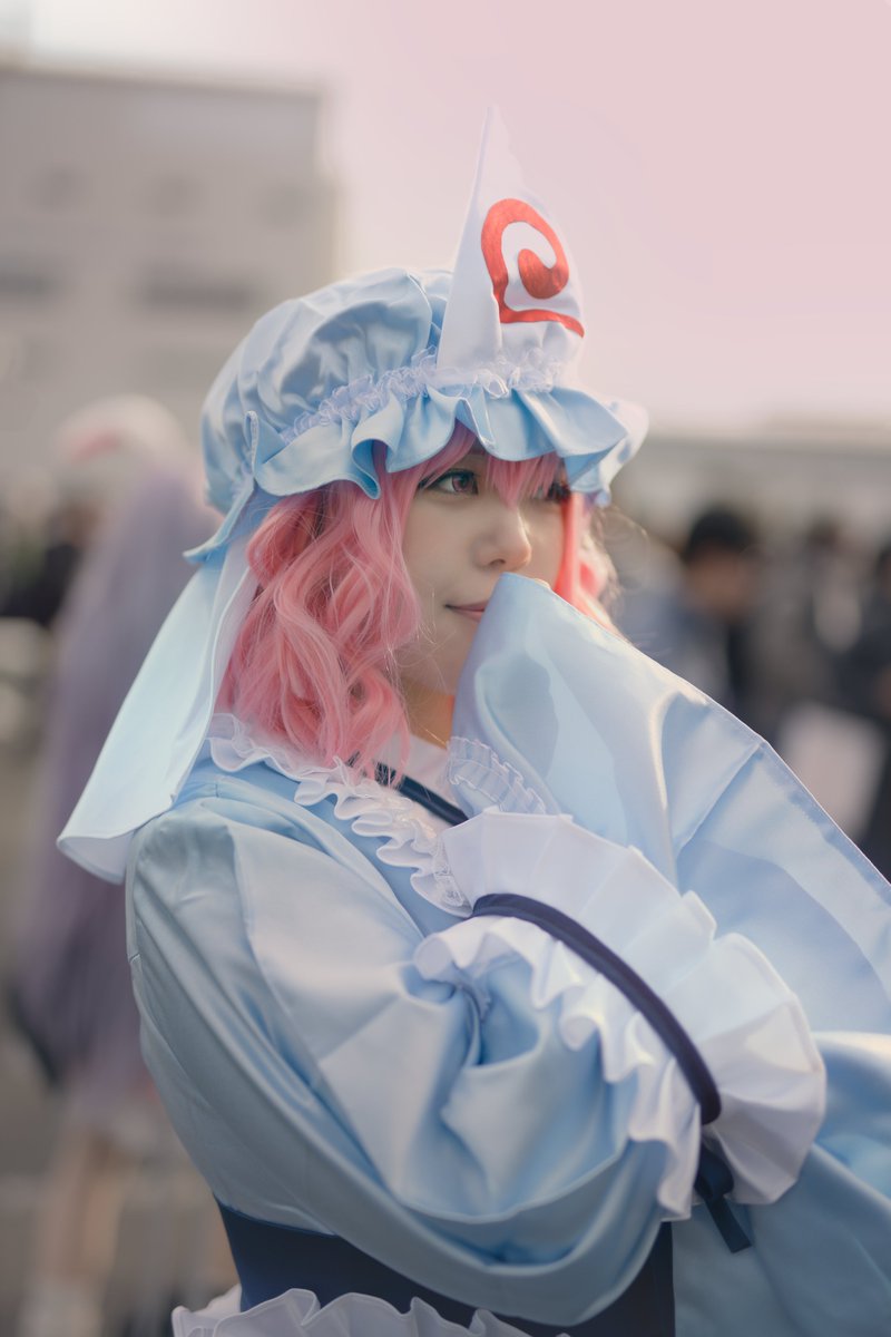 nanotya11's tweet photo. コスプレ
東方Project 西行寺幽々子
冬コミ撮影ありがとうございました！

撮影 おそばさん(@osoba_photo ) https://t.co/ITmjXohLGM