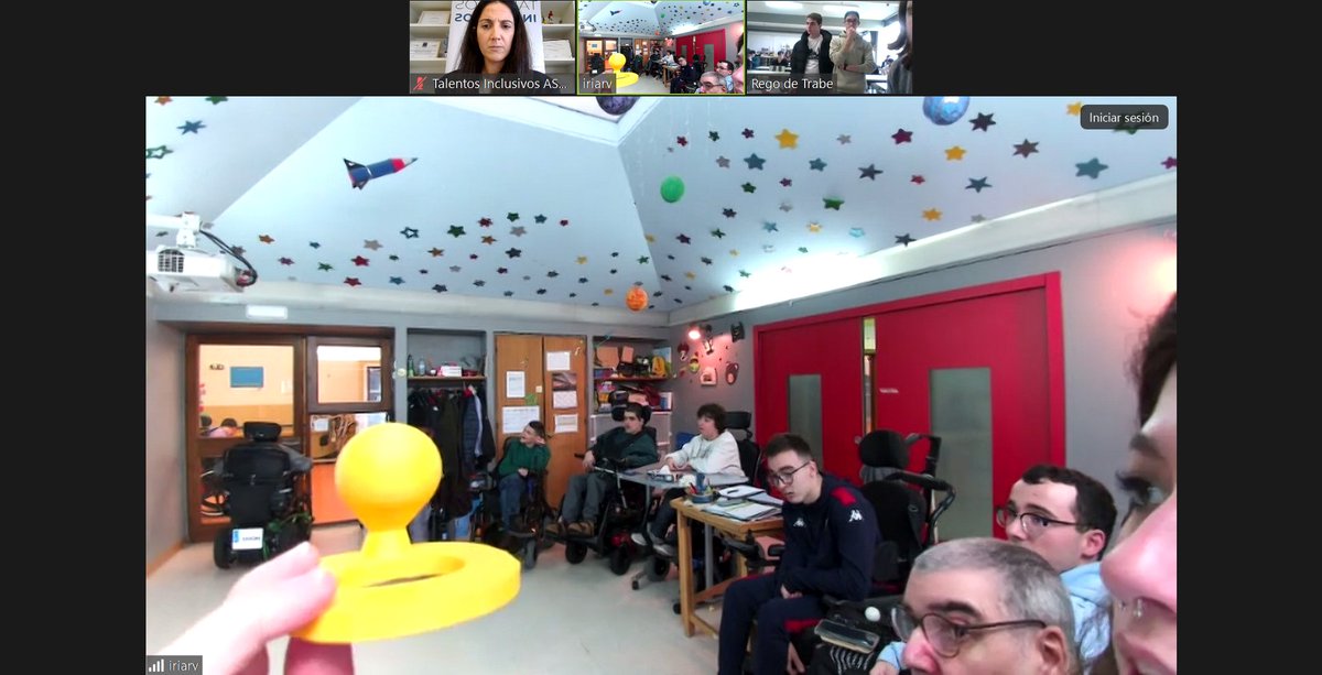 Comienzan las conexiones de #TalentosInclusivos! 🎉

Hoy, estudiantes del IES Rego de Trabe y usuari@s de <a href="/ASPACECoruna/">ASPACE Coruña</a> y <a href="/APAMPVigo/">APAMP</a> se reunieron para discutir los retos de este año:
🔹 Ampliación de mesa con escotadura, pictogramas en 3D y muchos + 🙌

🔗bit.ly/3W6iTnV
