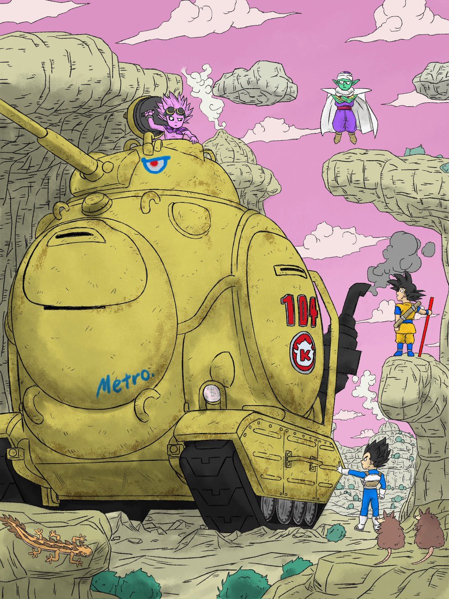 大魔界での出会い
#ドラゴンボールDAIMA #sandland #dragonball