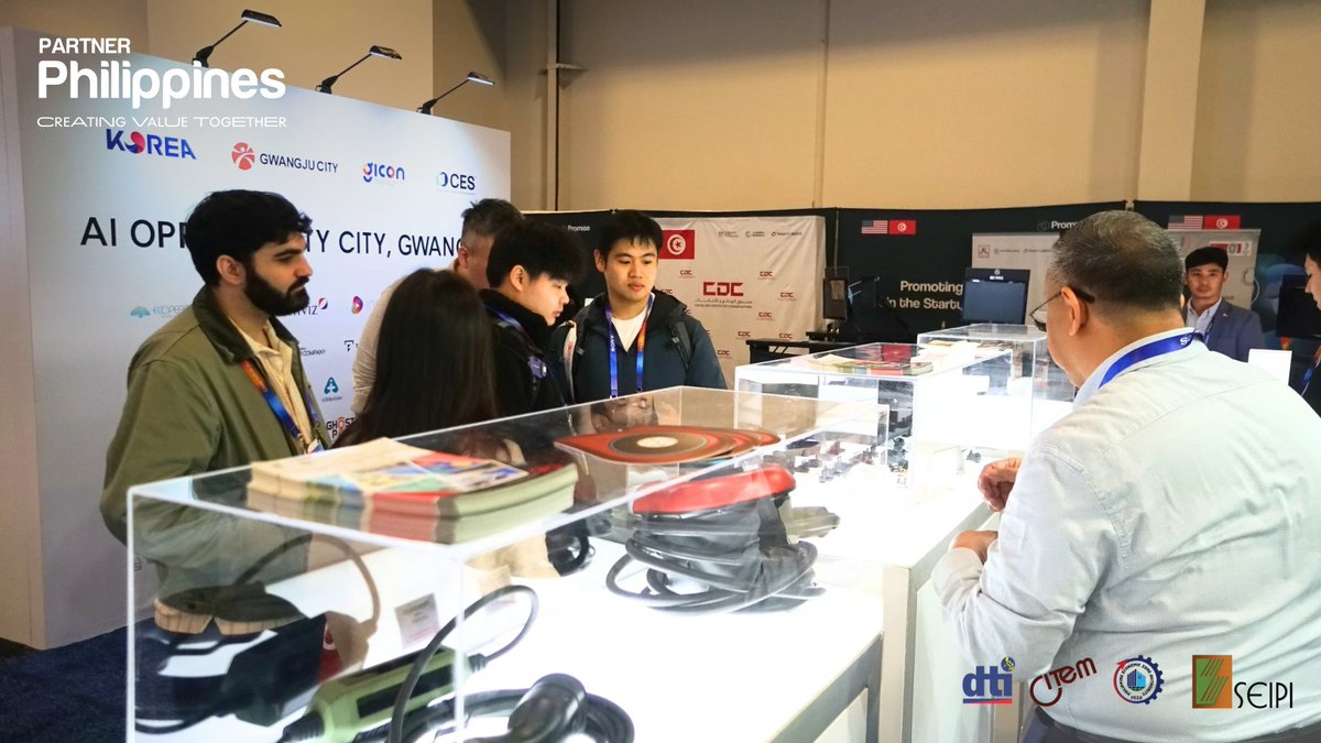 CITEMPh's tweet image. At #CES2025, PARTNERPhilippines highlighted the products, services, and innovations of eight tech and allied companies from the country, all showcasing excellence in the industry.

CES 2025
📅 7-10 Jan 2025
🌎 Las Vegas, USA

Learn more: citem.ph/p/56b62f