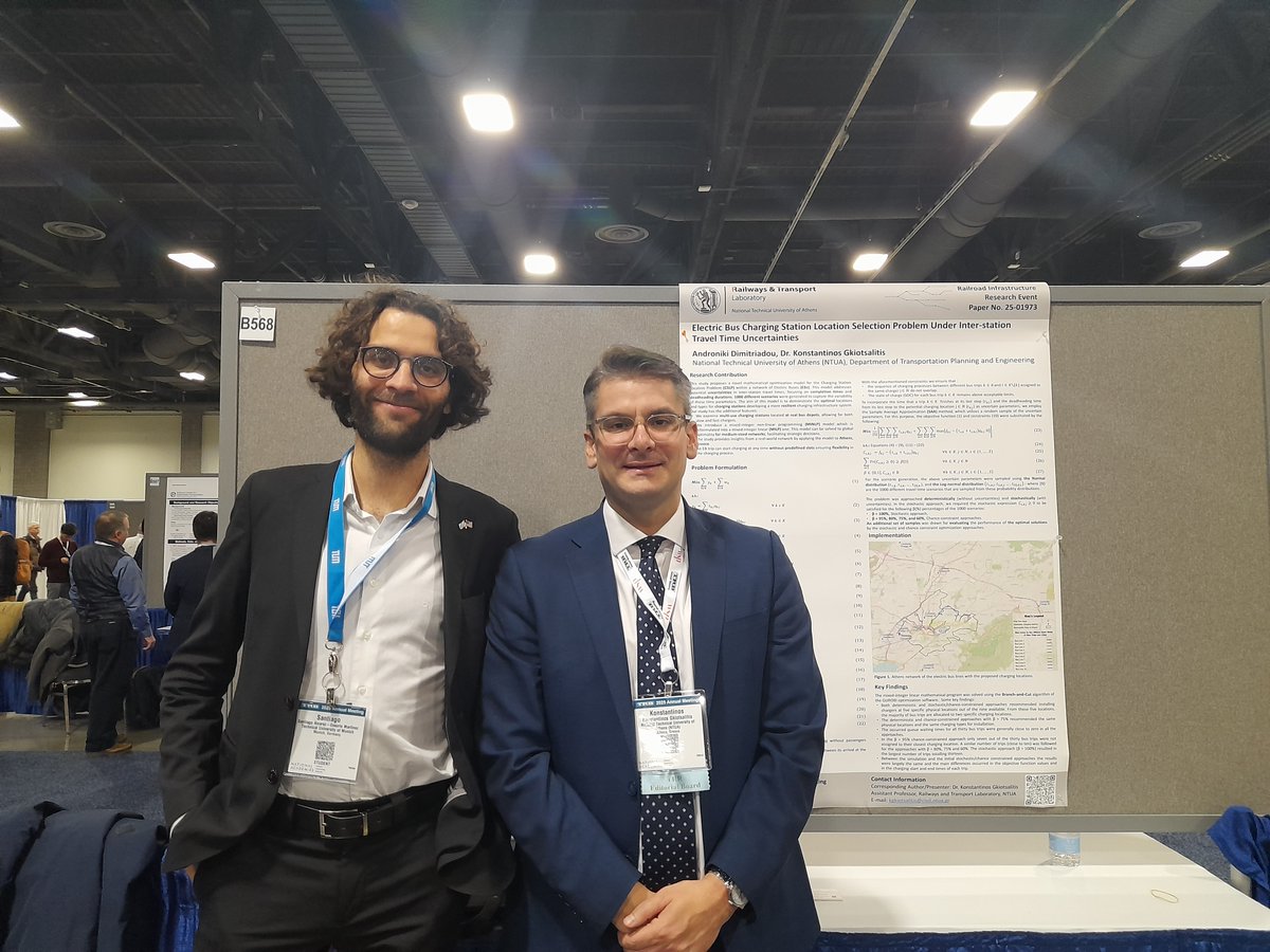 🌍🚦 At #TRB2025, metaCCAZE partners TUM &amp; NTUA share insights on dynamic curbside management &amp; EV bus charging strategies. 🚍🚀 #metaCCAZE🌍🚦 At #TRB2025, metaCCAZE partners TUM &amp; NTUA share insights on dynamic curbside management &amp; EV bus charging strategies. 🚍🚀 #metaCCAZE