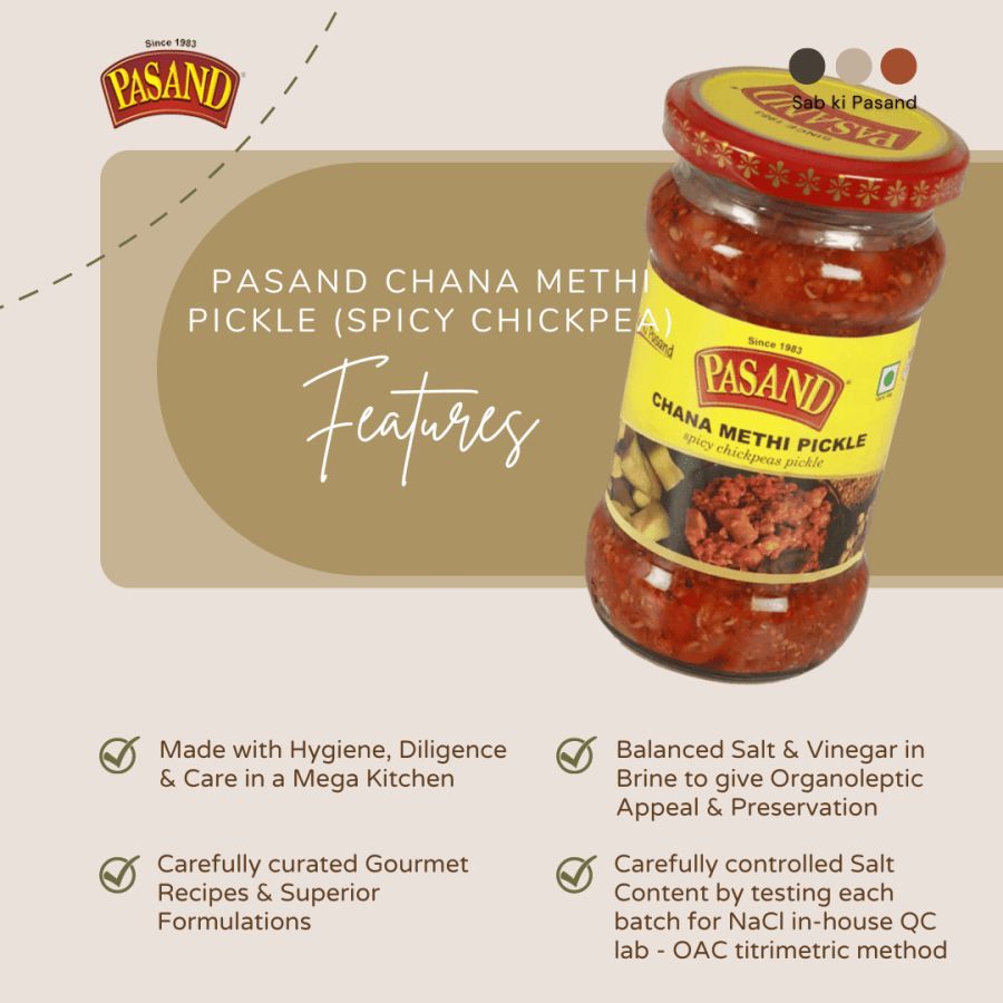 PasandFoods's tweet image. Pasand Chana Methi Pickle

buff.ly/3V396hU

🛒 Try it today!

#PasandChanaMethiPickle #SpicyPickleLove #Pasand #PasandFood #PasandInsta #PasandPickle #HomemadeGoodness #IndianFood #HomemadePickle #PickleSeason #ChanaMethiPickle #SpicyPickle #IndianPickles #ChickpeaPickle