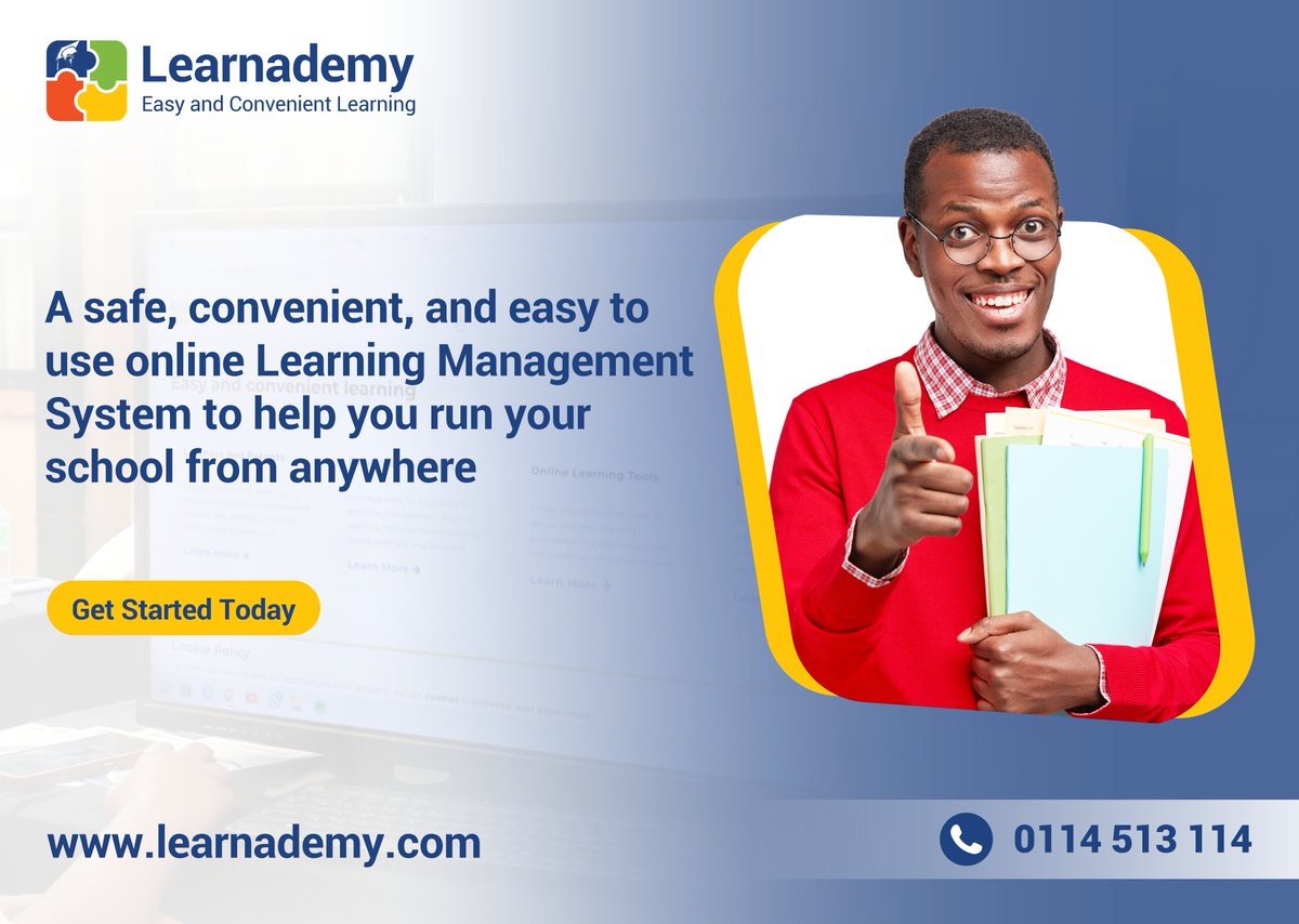Learnademy's tweet image. Our Learning Management System is safe, convenient, and easy to use improving efficiency for schools.

Learn More: learnademy.com/modules

#EasyAndConvenientLearning