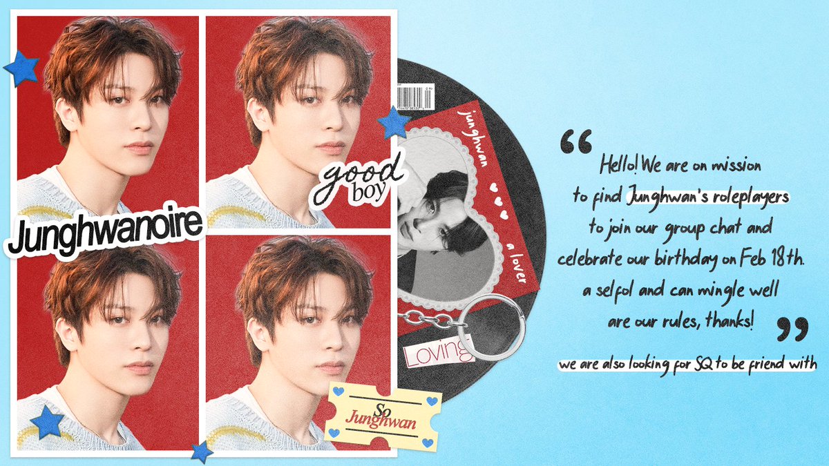 Calling all cows! JUNGHWANOIRE needs your help to bring our lost super king cow babies back together. If you’re part of the team, reply down here, or tag your fellow Junghwan rps below. Spread the word with a repost—we’d really appreciate it. Thanks for helping us out! 🐄