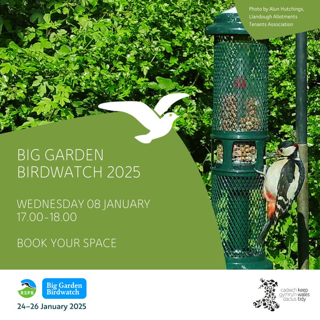 All you need to do to participate in The Big Garden Birdwatch is to spend an hour watching the birds in your patch, between 24 and 26 January, and record the birds that land🐦

Every count matters in the #BigGardenBirdwatch.

Join our free talk today at 17.00 with Big Garden