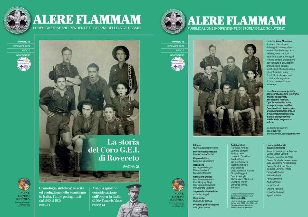 AlereFlammam_24's tweet image. Ecco l'ultimo numero di Alere Flammam, il 15!
👉 buona lettura e buon cammino a tutti! ⚜️☘️
facebook.com/groups/7166583…