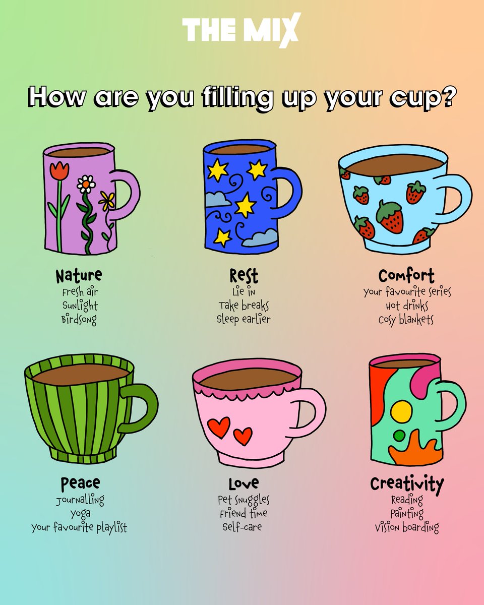 The Mix (@themixuk) on Twitter photo Self-care is filling up your own cup before pouring into anyone else's☕💘 #TheMixUK Self-care is filling up your own cup before pouring into anyone else's☕💘 #TheMixUK