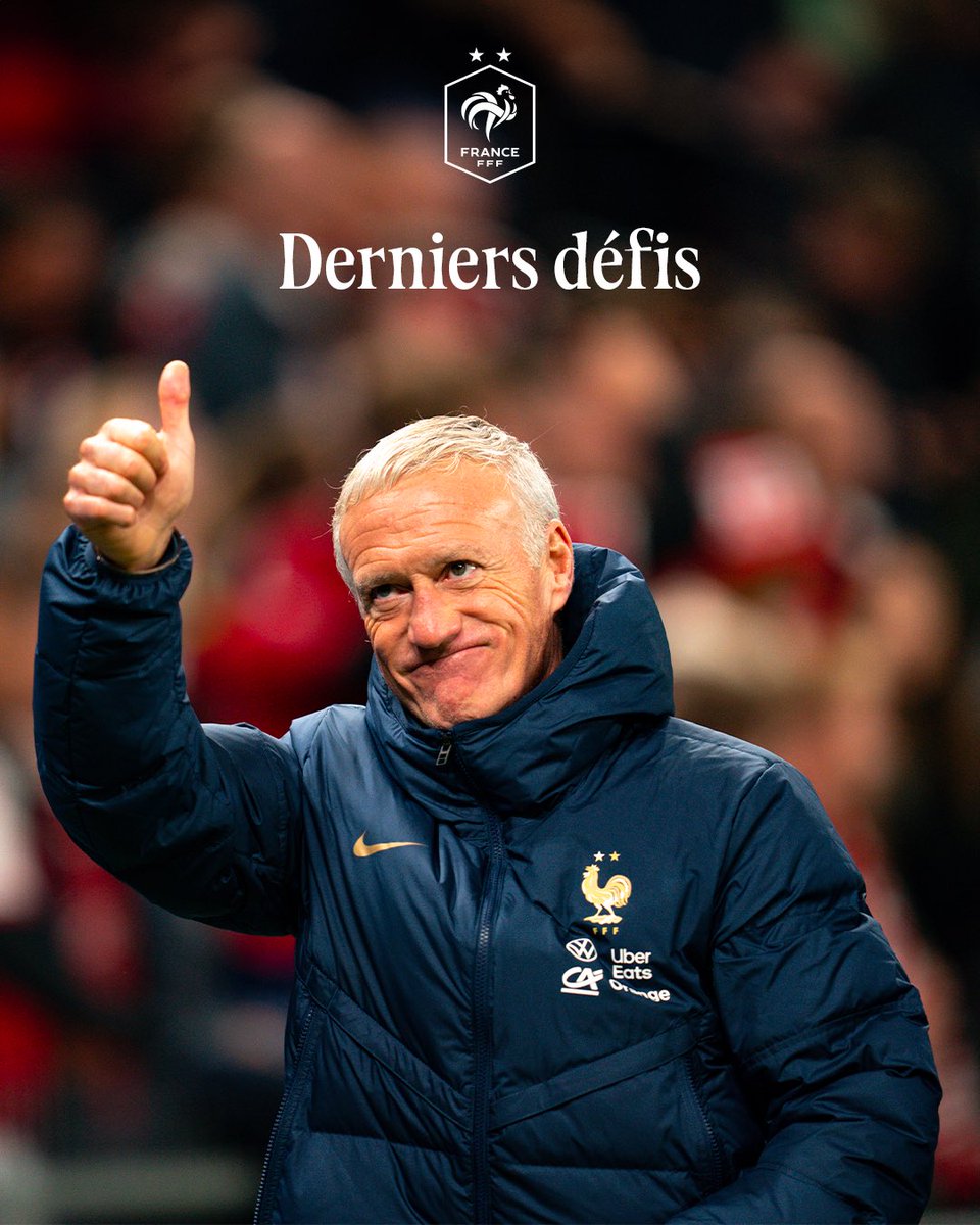 Aux commandes des Bleus depuis 2012, le plus grand sélectionneur de l’histoire de l’Équipe de France tirera sa révérence après la Coupe du Monde 2026 💙

#FiersdetreBleus