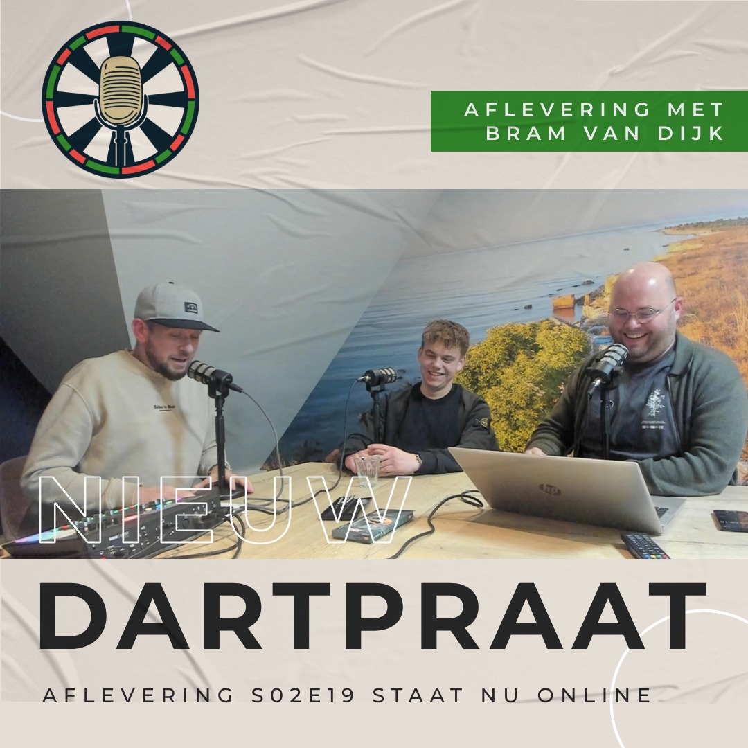 Dartpraat (@dartpraat) on Twitter photo ๐ ๐๐ฎ๐ฟ๐๐ฝ๐ฟ๐ฎ๐ฎ๐
๐ง Seizoen 2 | Aflevering 19
๐๏ธ Met Bram van Dijk
๐ Wie was de favoriet in de finale?
๐ค 'Wat moet ik met een Tour Card?'
โก Bijzondere Pietreczko
๐ฏ Premier League 2025
๐ง ๐บ Dartpraat.nl ๐ ๐๐ฎ๐ฟ๐๐ฝ๐ฟ๐ฎ๐ฎ๐
๐ง Seizoen 2 | Aflevering 19
๐๏ธ Met Bram van Dijk
๐ Wie was de favoriet in de finale?
๐ค 'Wat moet ik met een Tour Card?'
โก Bijzondere Pietreczko
๐ฏ Premier League 2025
๐ง ๐บ Dartpraat.nl