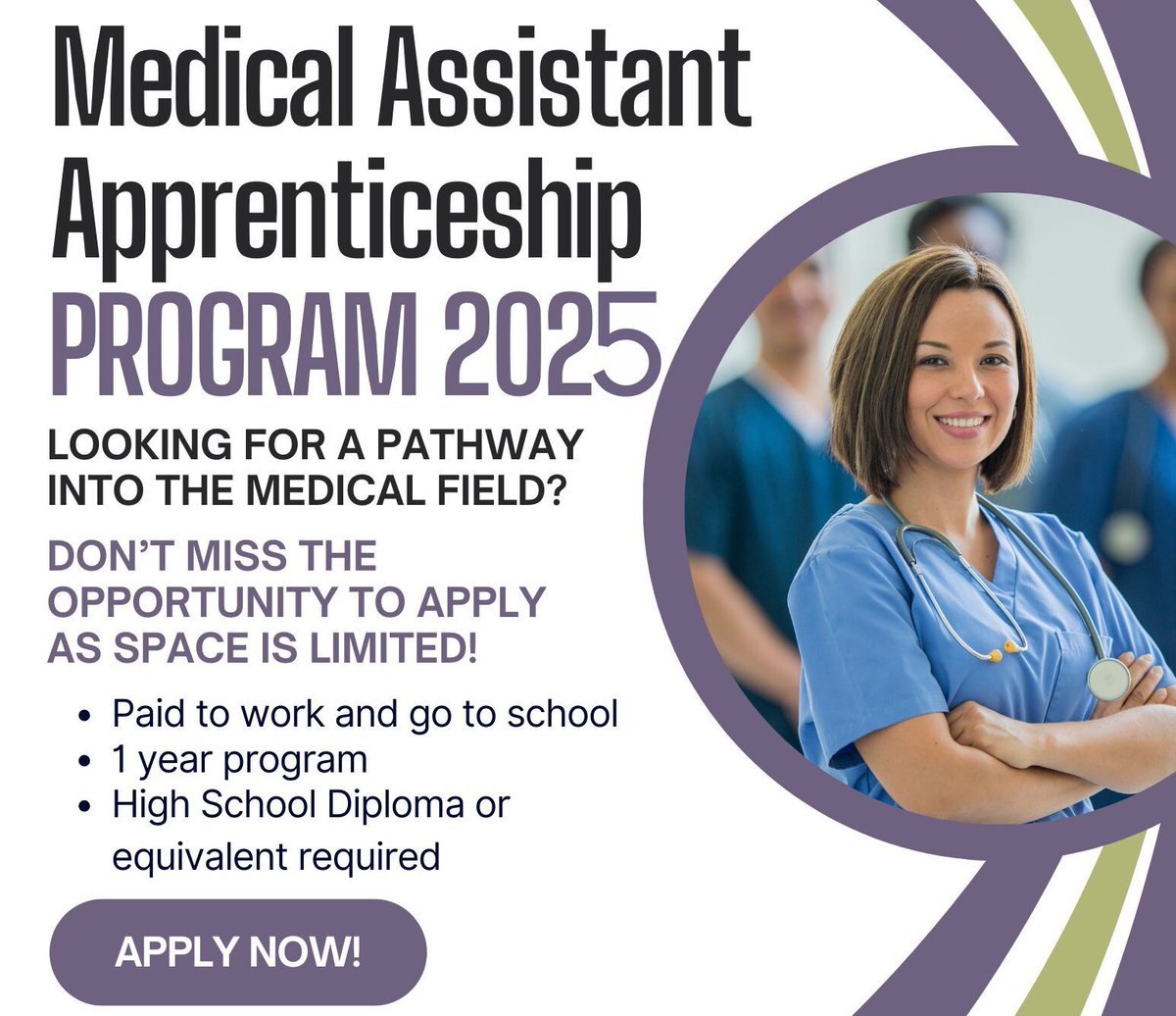 Now Hiring! Community Health Centers across North Carolina are recruiting Medical Assistant apprentices! To apply email apprenticeship@ncchca.org with your resume &amp; letter of interest.
We're grateful for the #NCGA's investment in health workforce training! ncchca.org/community-reso…