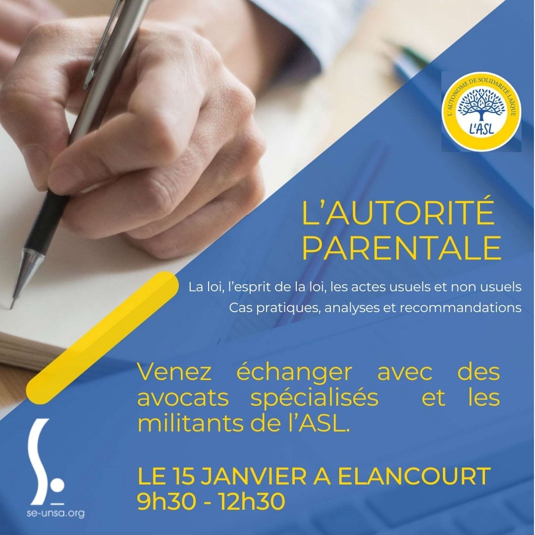 Notre formation sur l'autorité parentale est assurée par des avocats spécialisés: analyses de situations complexes, procédures juridiques et  accompagnement personnalisé.
📷RDV le 15 janvier à Elancourt.
📷Inscription gratuite et ouverte à tous :
framaforms.org/ris-autorite-p…