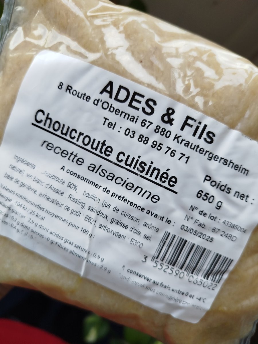 La choucroute (H)Adès, une choucroute d'Enfer !
<a href="/Alsace/">Alsace</a> 
#Alsace