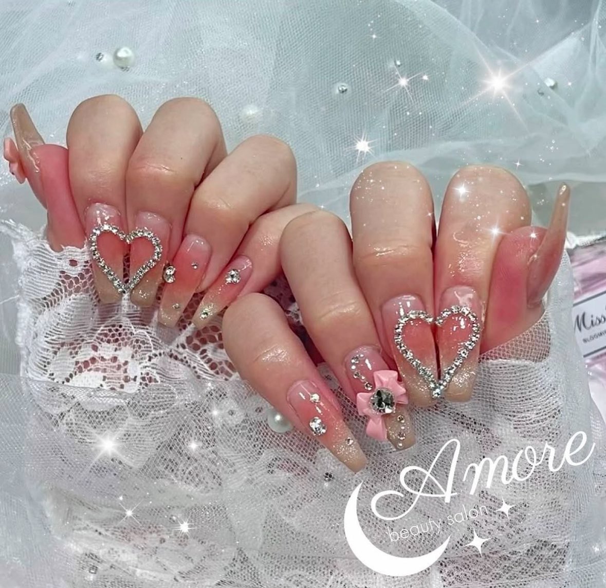 プレオープンイベントやってます💅✨

︎︎︎︎︎︎☑︎定額90分デザイン追加料金なし 5500円
（色変更可能）

︎︎︎︎︎︎☑︎ワンカラー、ラメグラパーツなし
（1パーツ追加800円）3900円

︎︎︎︎︎︎☑︎90分アートし放題パーツ付け放題 全パーツ無料 6800円