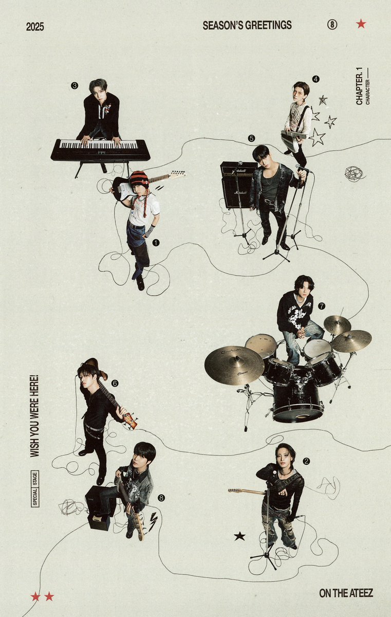 ATEEZ 2025 Season's Greetings Photobook Scans
Chapter 1 - On The ATEEZ, 8 Makes 1 Band
