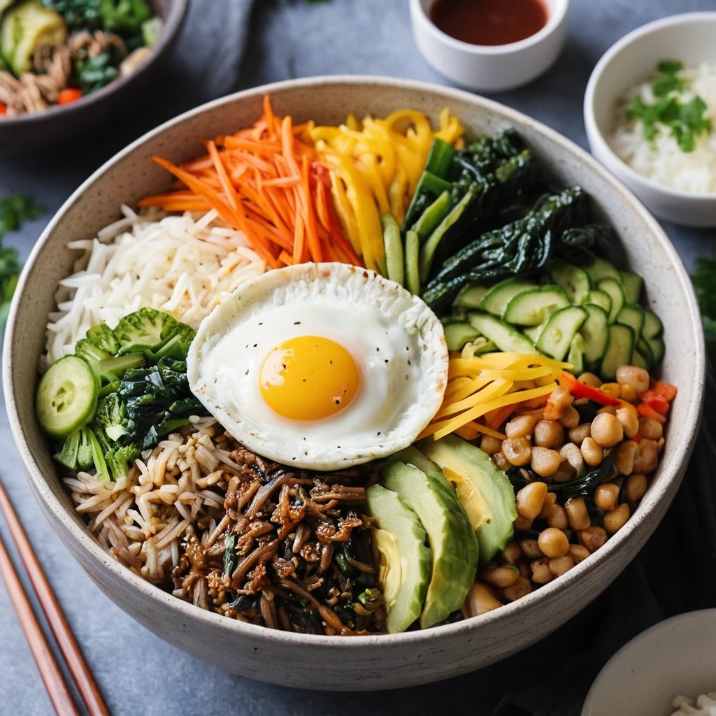 EASY and DELICIOUS!! A WOW  Bibimbap (Korean #Rice With Mixed #Vegetables)