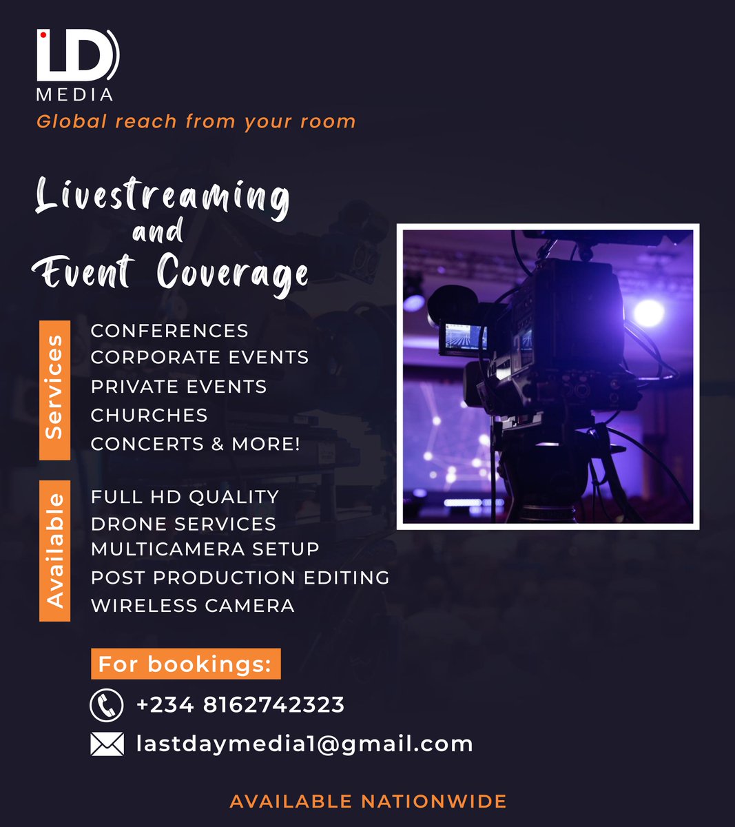 iamgenerald_'s tweet image. If you see this, please like and retweet. 🥺

We are available to travel anywhere globally. ✈️