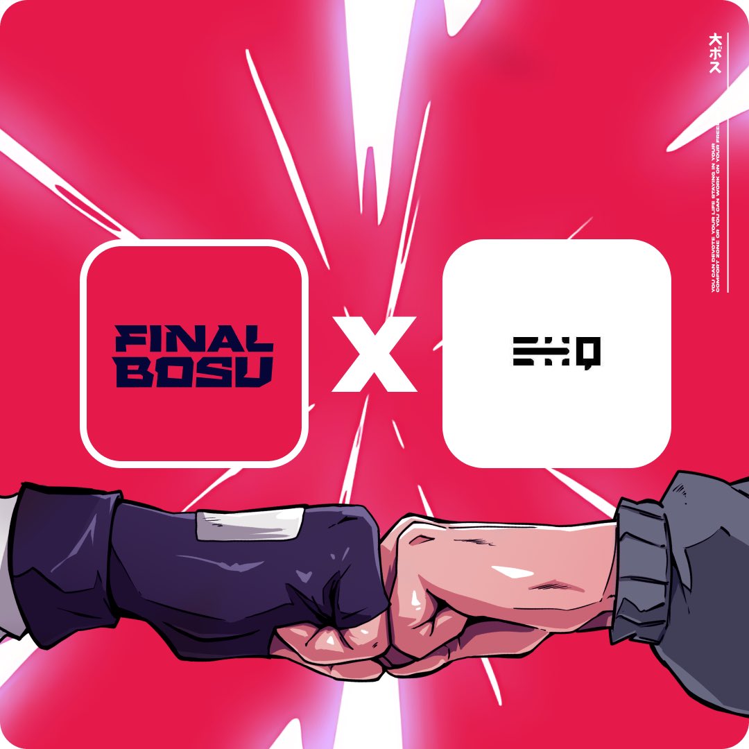 Elixir_HQ's tweet photo. 𝐅𝐢𝐧𝐚𝐥𝐛𝐨𝐬𝐮 🤜🏽🤛🏽𝐄𝐥𝐢𝐱𝐢𝐫 𝐇𝐐 

Thrilled to team up with @finalbosuX to bring our community WL spots for their Abstract Chain mint. ✳️

𝐅𝐢𝐧𝐚𝐥𝐛𝐨𝐬𝐮 is a decentralized Web3 anime franchise, driven by a bold philosophy: 𝐀𝐠𝐚𝐢𝐧𝐬𝐭 𝐀𝐥𝐥 𝐎𝐝𝐝𝐬. ⚡️ https://t.co/PCiv5PVRHw