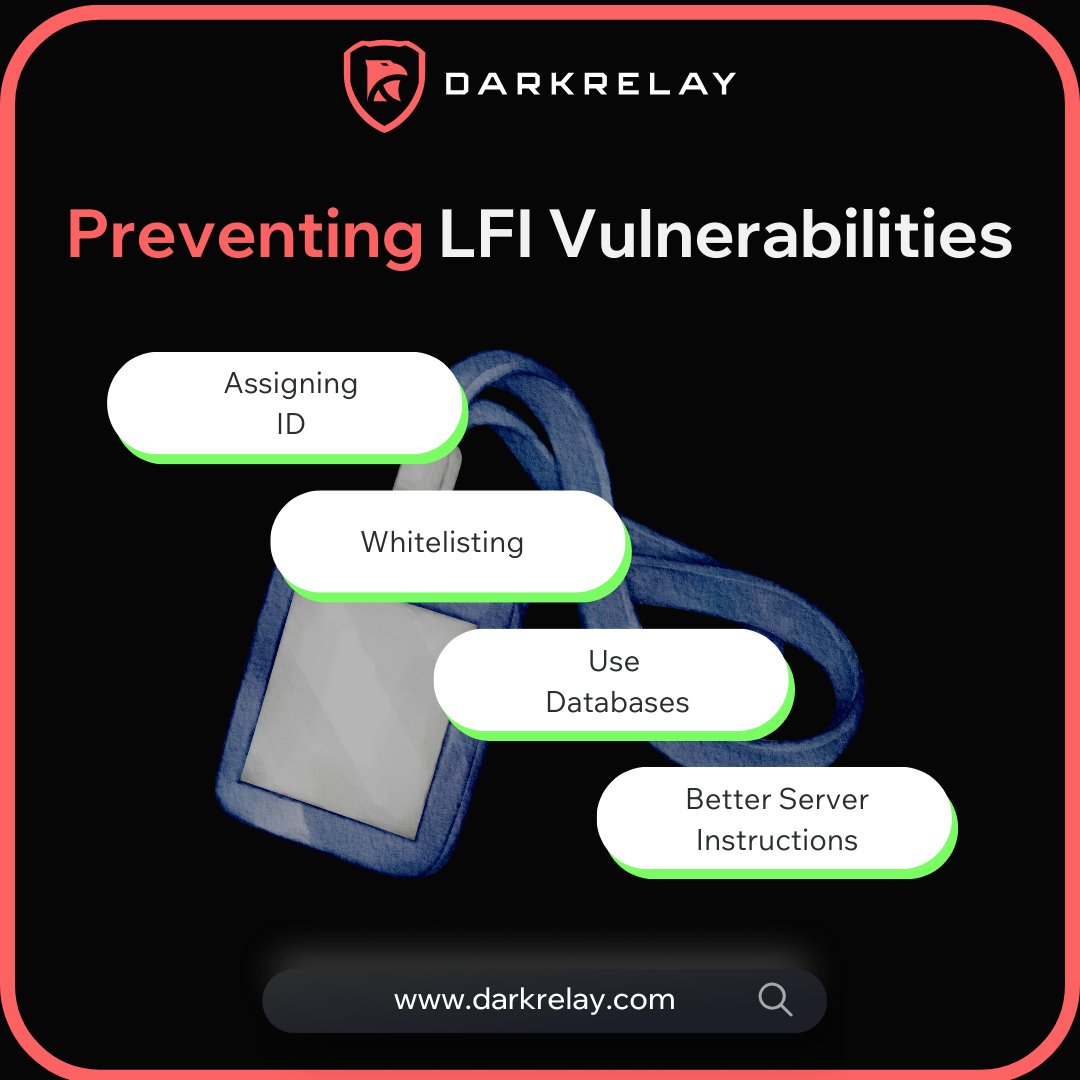 darkrelaylabs's tweet image. 📂 Local File Inclusion (LFI): A Hidden Gateway for Hackers 📂
#Explore more at darkrelay.com/courses/profes… to learn #LFI and much more!
#LocalFileInclusion #LFI #CyberSecurity #WebAppSec #ThreatDetection #InfoSec #VulnerabilityManagement #EthicalHacking #CyberAwareness #InfoNews