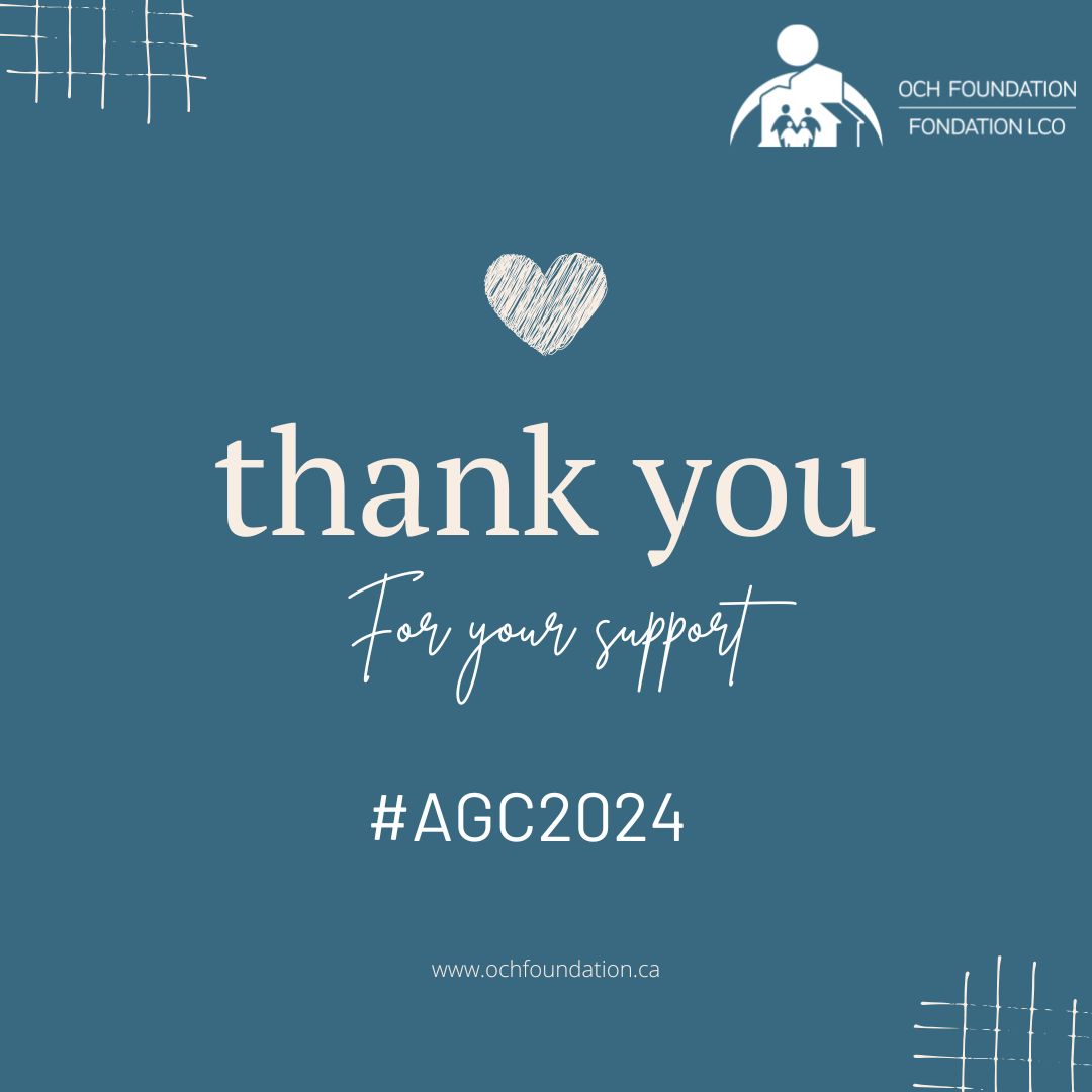 We did it! 🎉 Thanks to your incredible support the OCH Foundation’s Annual Giving Campaign surpassed its $60,000 goal, raising $61,010! 💛 This will have a transformative impact on our communities. Thank you for making a difference!
#AGC2024 #Community #AffordableHousing #Ottawa