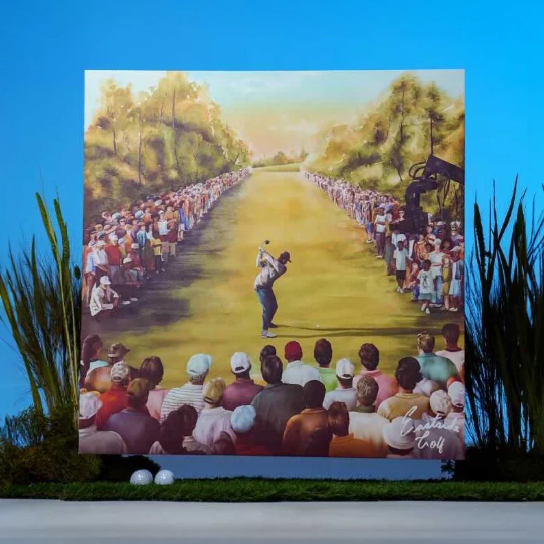 Bring Eastside's iconic Swingman into your space. 🏌🏾‍♂️

This canvas captures every golfer's dream: hitting a perfect shot amidst cheering crowds. In your home or office, it's a bold reminder of the importance of diversity, culture, and authenticity in the game. ⛳