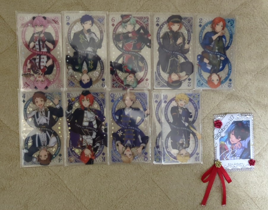 あんスタ 交換 中国 綻放 クリアカード トランプ

譲→桃李弓弦北斗スバル真千秋奏汰鉄虎翠忍一彩巽凪砂茨ジュンみかひなたゆうたHiMERUこはく薫晃牙友也光創紅郎颯馬レオ泉嵐夏目つむぎ宙斑

求→3弾 日和 ニキ

郵送>名古屋手渡し

お気軽にお声掛けください🍀