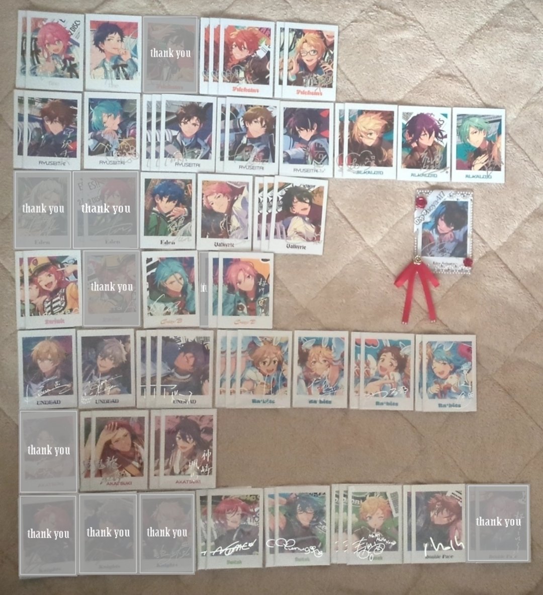 あんスタ 交換 TRIP ぱしゃっつ

譲→桃李弓弦スバル真千秋奏汰鉄虎翠忍藍良マヨイ巽ジュン宗みかひなたHiMERUこはく薫晃牙アドニス友也なずな光創紅郎颯馬夏目つむぎ宙斑

求→凛月>日和 ニキ 零>司>真緒 渉

郵送>名古屋手渡し

お気軽にお声掛けくださいませ🍀