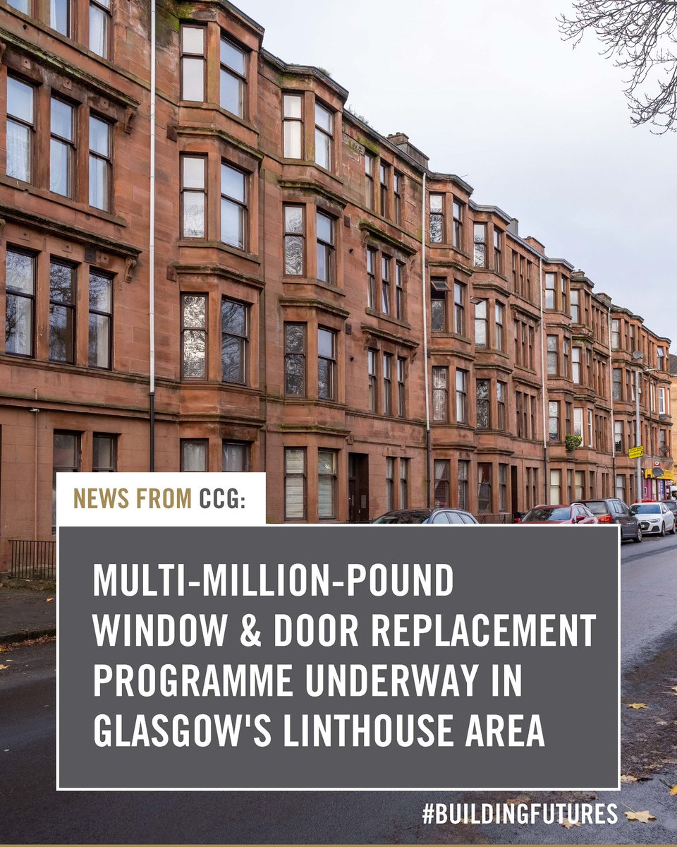 CCG_Scotland's tweet image. Supported by £3.7m from @scotgov’s
Social Housing Net Zero Heat Fund, the contract is seen as a significant step forward to future-proofing @LinthouseHA’s tenemental housing stock. ➡️ c-c-g.co.uk/multi-million-…

#housingassociations #glasgow #tenements #netzero #builtheritage