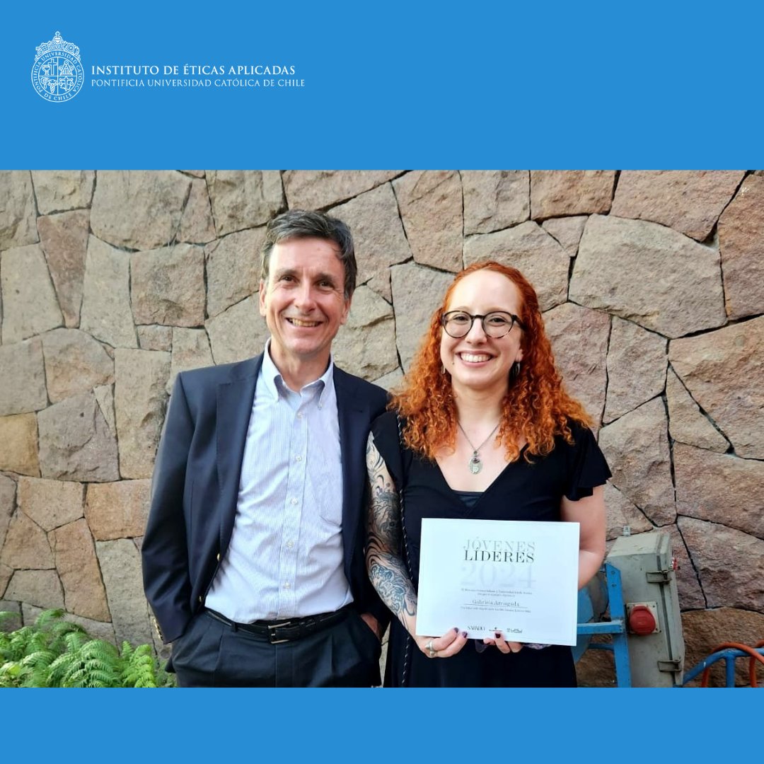 Instituto de Éticas Aplicadas UC (@eticaaplicadauc) on Twitter photo 📸 Compartimos imágenes de la ceremonia de premiación de los 100 Jóvenes Líderes 2024 organizada por <a href="/Revista_Sabado/">Revista Sábado</a> y <a href="/UAI_CL/">UAI</a>, en la que fue reconocida la académica de #ÉticasAplicadasUC en cargo compartido con <a href="/IMC_UC/">IMC UC</a> e investigadora <a href="/cen_ia/">CENIA - Centro Nacional de Inteligencia Artificial</a> <a href="/gabruneau/">Gabriela Arriagada Bruneau (she/they)</a>
¡Felicitaciones! 👏 📸 Compartimos imágenes de la ceremonia de premiación de los 100 Jóvenes Líderes 2024 organizada por <a href="/Revista_Sabado/">Revista Sábado</a> y <a href="/UAI_CL/">UAI</a>, en la que fue reconocida la académica de #ÉticasAplicadasUC en cargo compartido con <a href="/IMC_UC/">IMC UC</a> e investigadora <a href="/cen_ia/">CENIA - Centro Nacional de Inteligencia Artificial</a> <a href="/gabruneau/">Gabriela Arriagada Bruneau (she/they)</a>
¡Felicitaciones! 👏