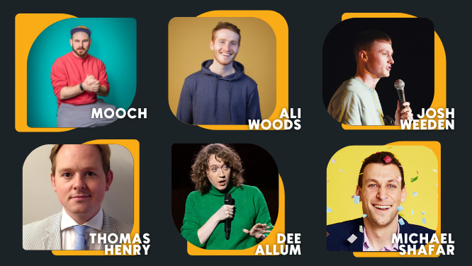 Big Belly Bar & Club Comedy (@bigbellycomedy) on Twitter photo We're getting through our first hump day of the year with lots of laughs! 🔥🔥
<a href="/MoochAbout/">MOOCH aka MOUCH aka Vanilla Gorilla</a>
<a href="/AliWoodsGigs/">Ali Woods</a>
<a href="/JoshWeeden/">Josh weeden</a>
<a href="/ThomasHenry/">Tom Acklen</a>
<a href="/dee_allum/">dee</a>
<a href="/michaelshafar/">Michael Shafar</a> We're getting through our first hump day of the year with lots of laughs! 🔥🔥
<a href="/MoochAbout/">MOOCH aka MOUCH aka Vanilla Gorilla</a>
<a href="/AliWoodsGigs/">Ali Woods</a>
<a href="/JoshWeeden/">Josh weeden</a>
<a href="/ThomasHenry/">Tom Acklen</a>
<a href="/dee_allum/">dee</a>
<a href="/michaelshafar/">Michael Shafar</a>