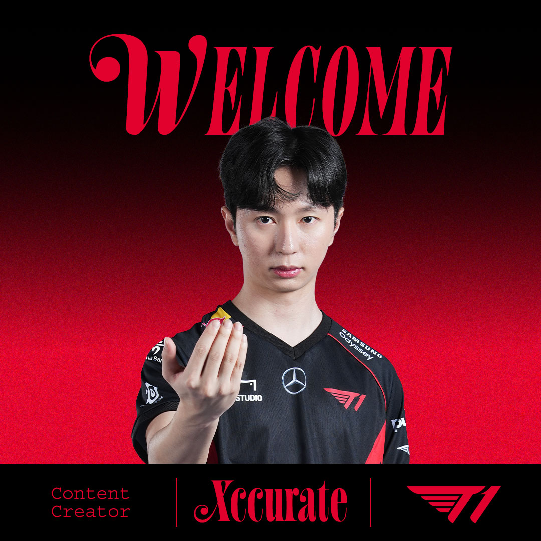 ‘Xccurate’ Kevin Susanto가 T1의 콘텐츠 크리에이터로 합류했습니다.
콘텐츠 크리에이터로서의 길을 선택하며 새로운 도전을 예고한 ‘Xccurate’에게 많은 응원 부탁드립니다.

We are pleased to announce our new content creator ‘Xccurate’.
He has made the decision to take on the new