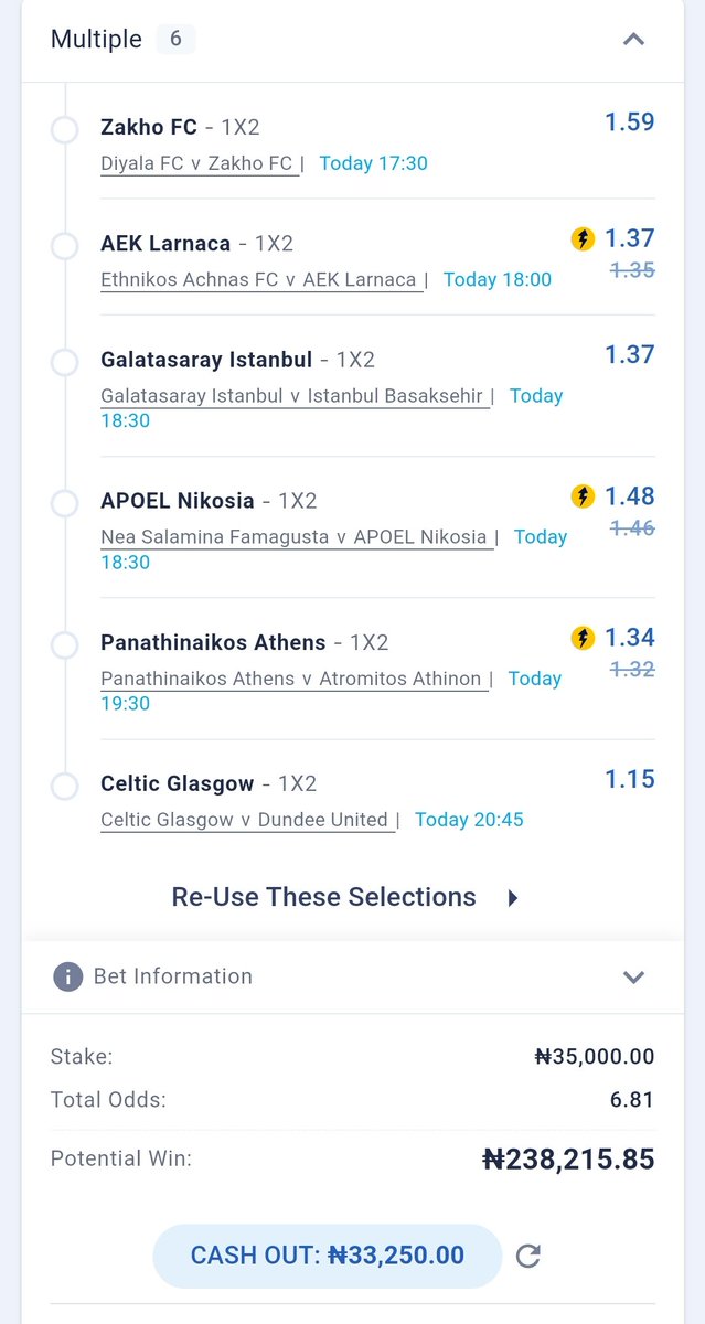 GoldenTips001's tweet photo. 6+ odds ohhh yes we go

BETKING: 5E1WP1
Coupon code :8N8W-EDYWM-5-KAHD

Join channel 👉 https://t.co/y43xm278sL https://t.co/MeH7uqEH8o