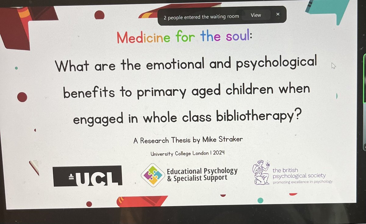 Melernie Meheux (@drmelmeheux) on Twitter photo Mike Straker at the <a href="/DECPOfficial/">BPS DECP</a> TEP conference, explaining bibliotherapy and the emotional and psychological benefits of reading to explore emotions in primary aged children <a href="/BPSOfficial/">British Psychological Society</a> #DECPTEP2025 <a href="/mstrakertep/">Mike Straker</a> Mike Straker at the <a href="/DECPOfficial/">BPS DECP</a> TEP conference, explaining bibliotherapy and the emotional and psychological benefits of reading to explore emotions in primary aged children <a href="/BPSOfficial/">British Psychological Society</a> #DECPTEP2025 <a href="/mstrakertep/">Mike Straker</a>