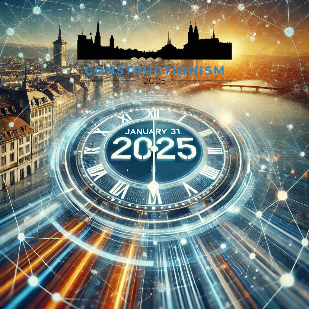 🚨 Submission Deadline Extended! 🚨

Great news! The submission deadline for Constructionism 2025 has been extended to 31 January 2025.

Details: constructionism2025.inf.ethz.ch

#Constructionism2025 #Research #Education #Innovation