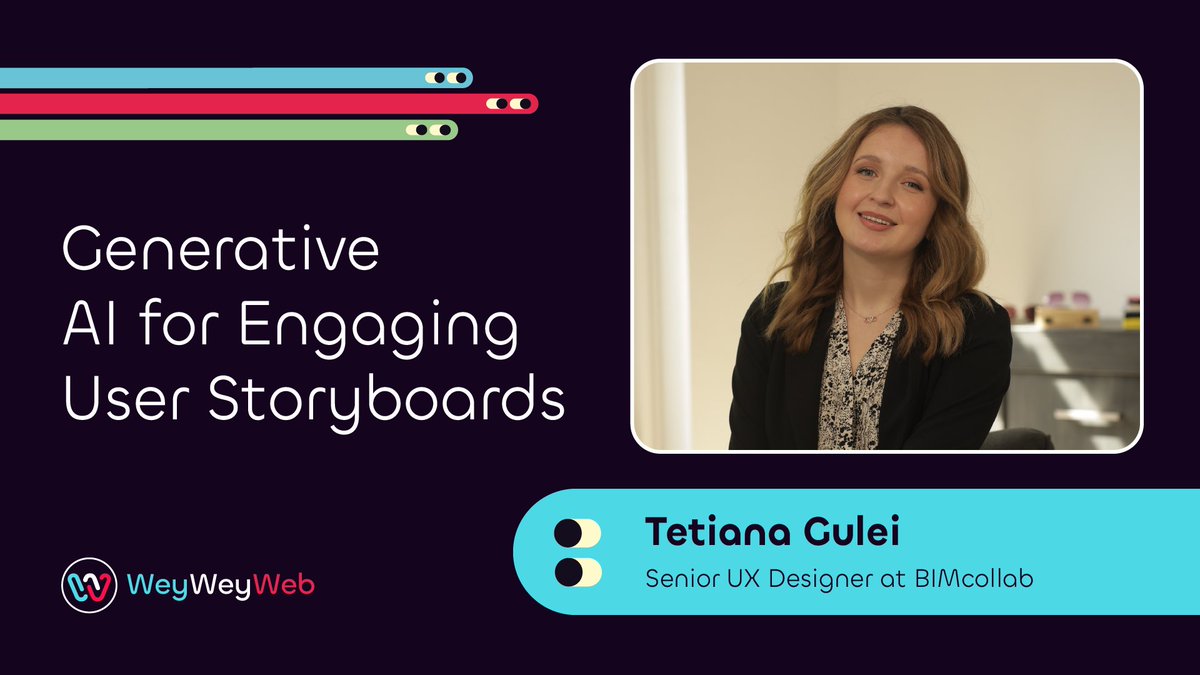 Happy New Year! 🎉 We hope everyone is feeling refreshed and ready to take on 2025!

To kick things off, you need to check out Tetiana Gulei's talk on using #GenerativeAI for creating User Storyboards! 

🔗 Watch the full talk here: youtu.be/_XUJ3YD-hOk

#AI #UXDesign