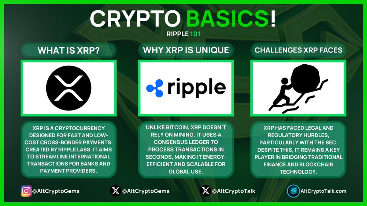 CRYPTO BASICS! | @Ripple 101 $XRP is a HUGE name in the #Crypto world so  time to get educated on this project! Subscribe so you never miss out!