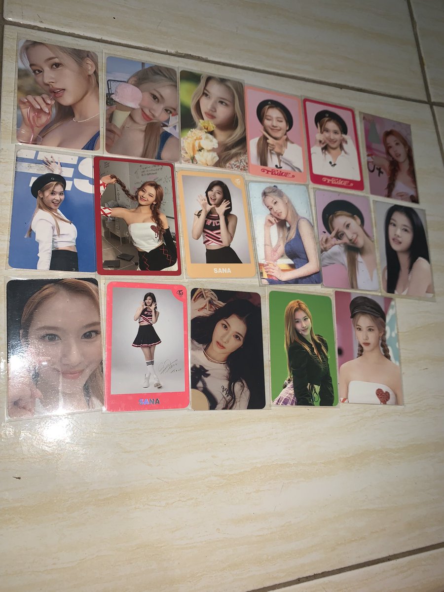 Last WTS nihh DM dulu ajah soal harga 
Edisi stop collect 

#JOY #RedVelvet #CHAEWON #KIMCHAEWON #LESSERAFIM #RYUJIN #ITZY #SANA #MINATOZAKISANA #TWICE #WTS