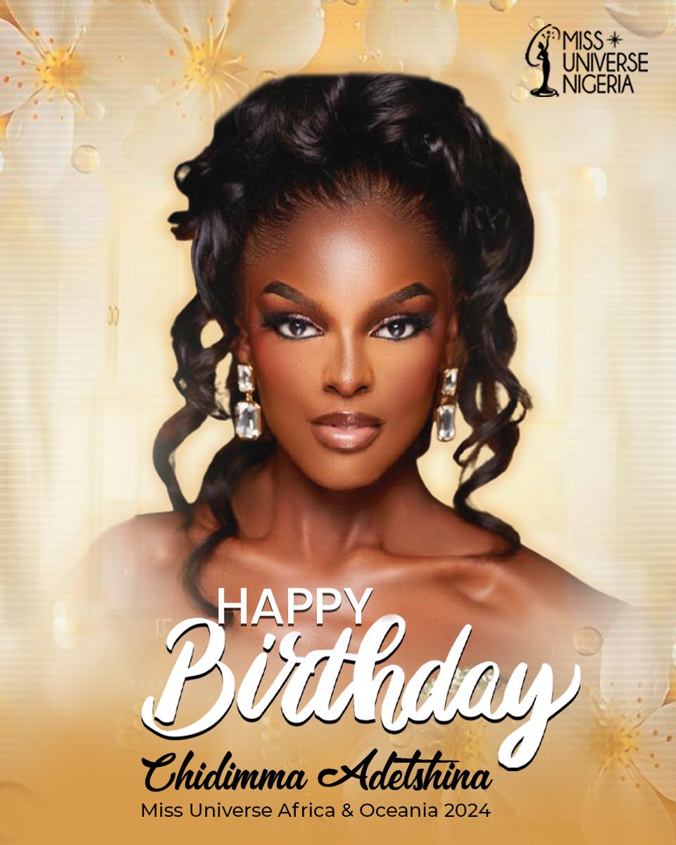 Happy Birthday Chidimma Adetshina.🎉🥳
Miss Universe Nigeria 2024, Miss Universe Africa &amp; Oceania 2024✨