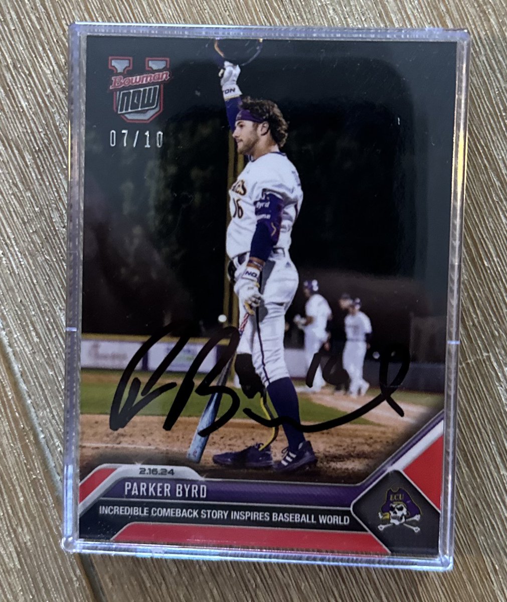 Pirate Radio ☠️ (@pr927fm) on Twitter photo 🚨GIVEAWAY ALERT 🚨
RT & FOLLOW <a href="/PR927FM/">Pirate Radio ☠️</a> for chance at this #WinItWednesday prize package that includes an autographed Parker Byrd Baseball Card. Only 37 days until opening day for ECU Baseball!
#Stations4Winners🏴☠️ 🚨GIVEAWAY ALERT 🚨
RT & FOLLOW <a href="/PR927FM/">Pirate Radio ☠️</a> for chance at this #WinItWednesday prize package that includes an autographed Parker Byrd Baseball Card. Only 37 days until opening day for ECU Baseball!
#Stations4Winners🏴☠️