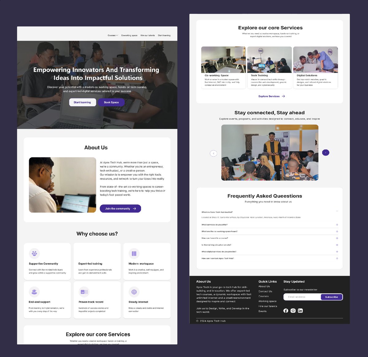 F_rancix's tweet image. Landing page for a Tech company 
#uiuxdesign #WebDesignExpert