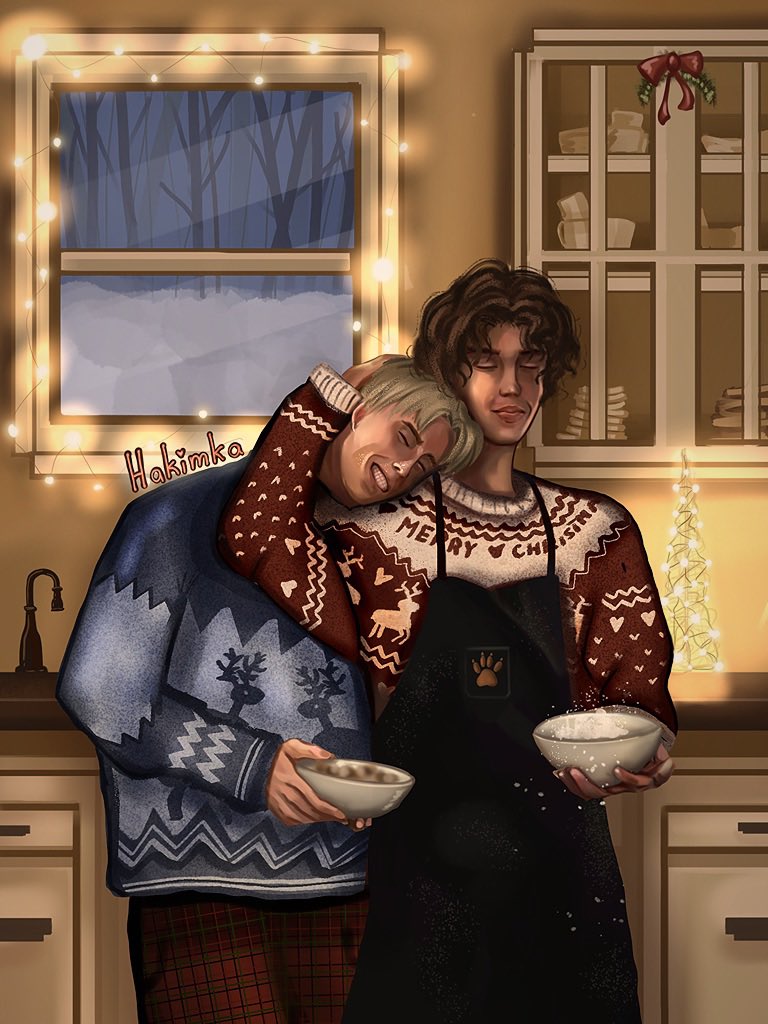 _hakimka's tweet image. Nicky and Erik✨
#aftg #aftgfanart #nickyhemmick #erikklose