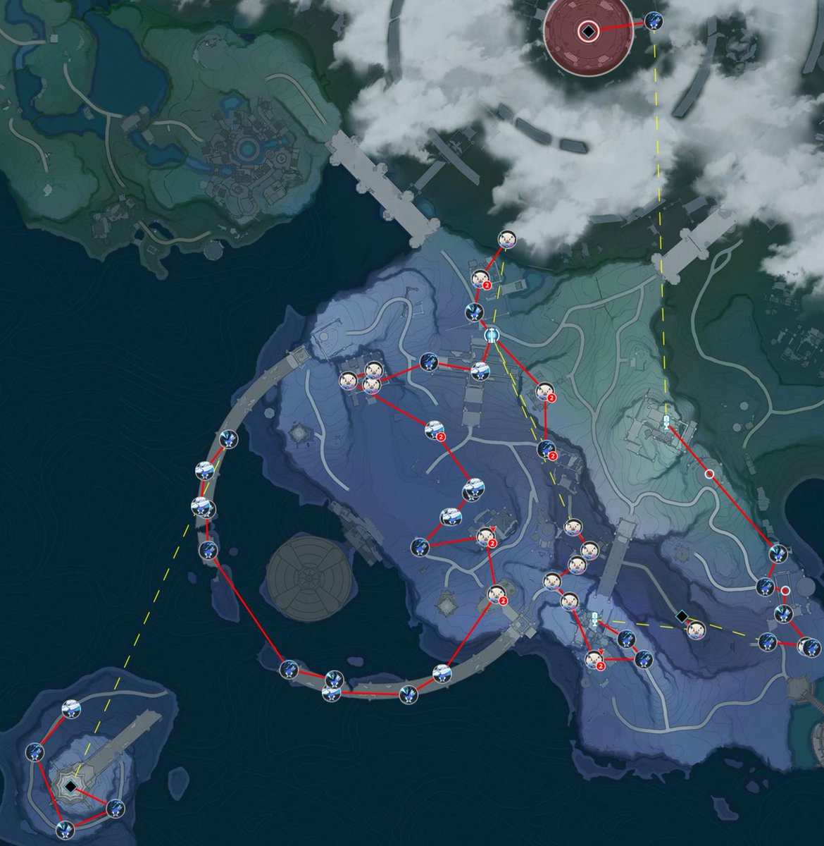 カルロッタ用音骸集め アビクマ60体ルート 三騎士狩り終わったらディサレー海嶺でアビクマ狩るのオススメです🐻 ついでに岩壊してシェルコイン稼ぎも出来るから  必要な人は動画見てください！！！！！！！ #鳴潮 #めいちょう #WutheringWaves #WuWa