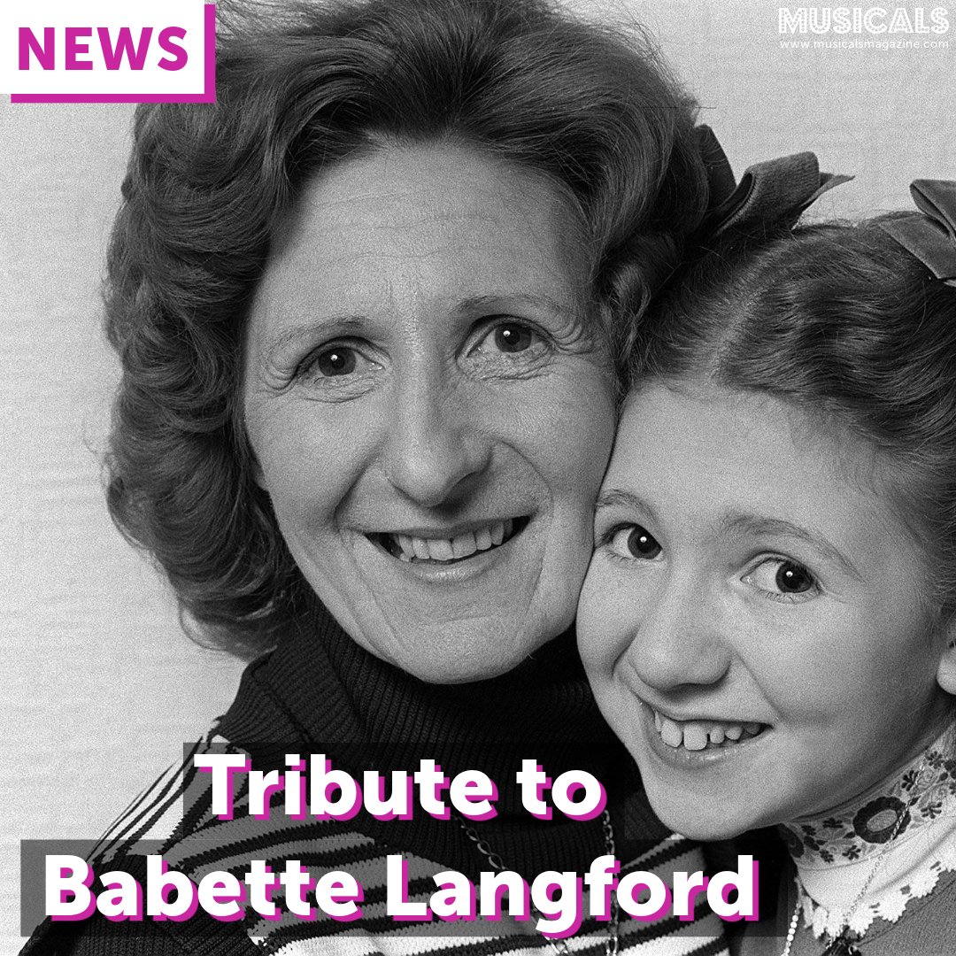 Babette Langford, the indomitable mother of Bonnie and much-loved grandmother of the Strallen sisters, has died at the age of 94.

Read our full tribute on our website 👇 (link below)

musicalsmagazine.com/news/article/t…

📸 Mirrorpix/Alamy