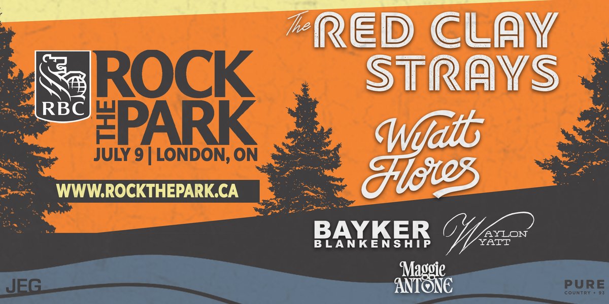 Tourism London's EXCLUSIVE presale is bringing you a night of country magic at @RocktheParkLDN

Our pre-sale starts Wednesday, January 8 at 10 AM and ends Thursday, January 9 at 10 AM. 

🔑 PROMO CODE: London

rockthepark.ca/concert-ticket…