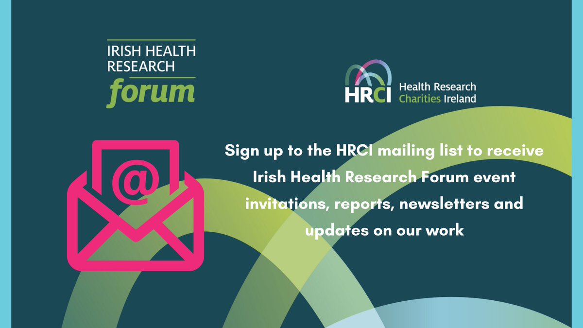 Are you interested in keeping up to date with the work of HRCI? Our next newsletter will be published shortly- sign up to our mailing list to make sure you receive news, Irish Health Research Forum invitations and links to our latest publications. eepurl.com/gF89rH