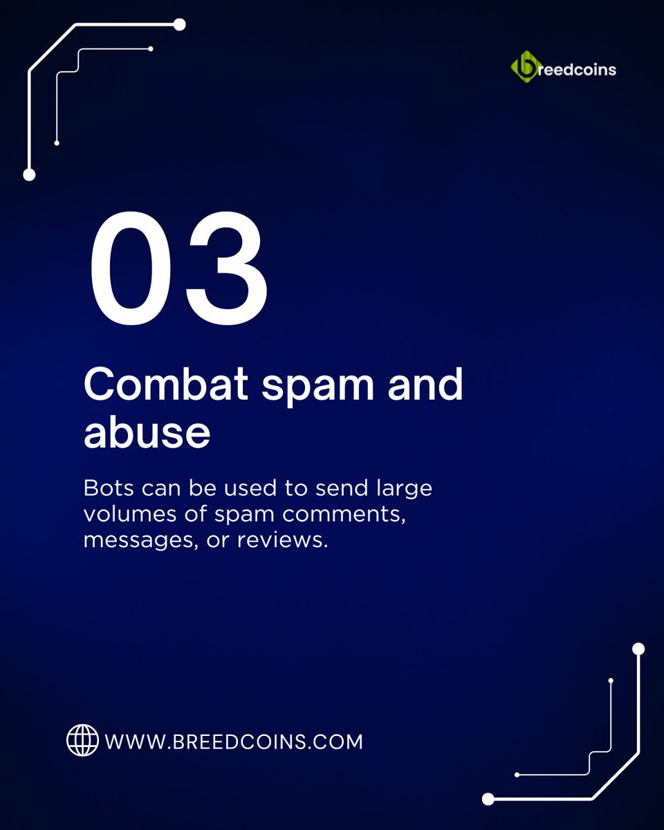 breedcoins's tweet image. Why You Need Anti-Bot Protection: Insights from Breedcoins&amp;gt;&amp;gt;breedcoins.com/anti-bot-devel…

#AntiBotDevelopment #BotDevelopment #CryptoTradingBot #CyberSecurity #MaliciousBots #WebProtection #DataSecurity #BotDetection #MachineLearning #DigitalSafety #CryptoCommunity