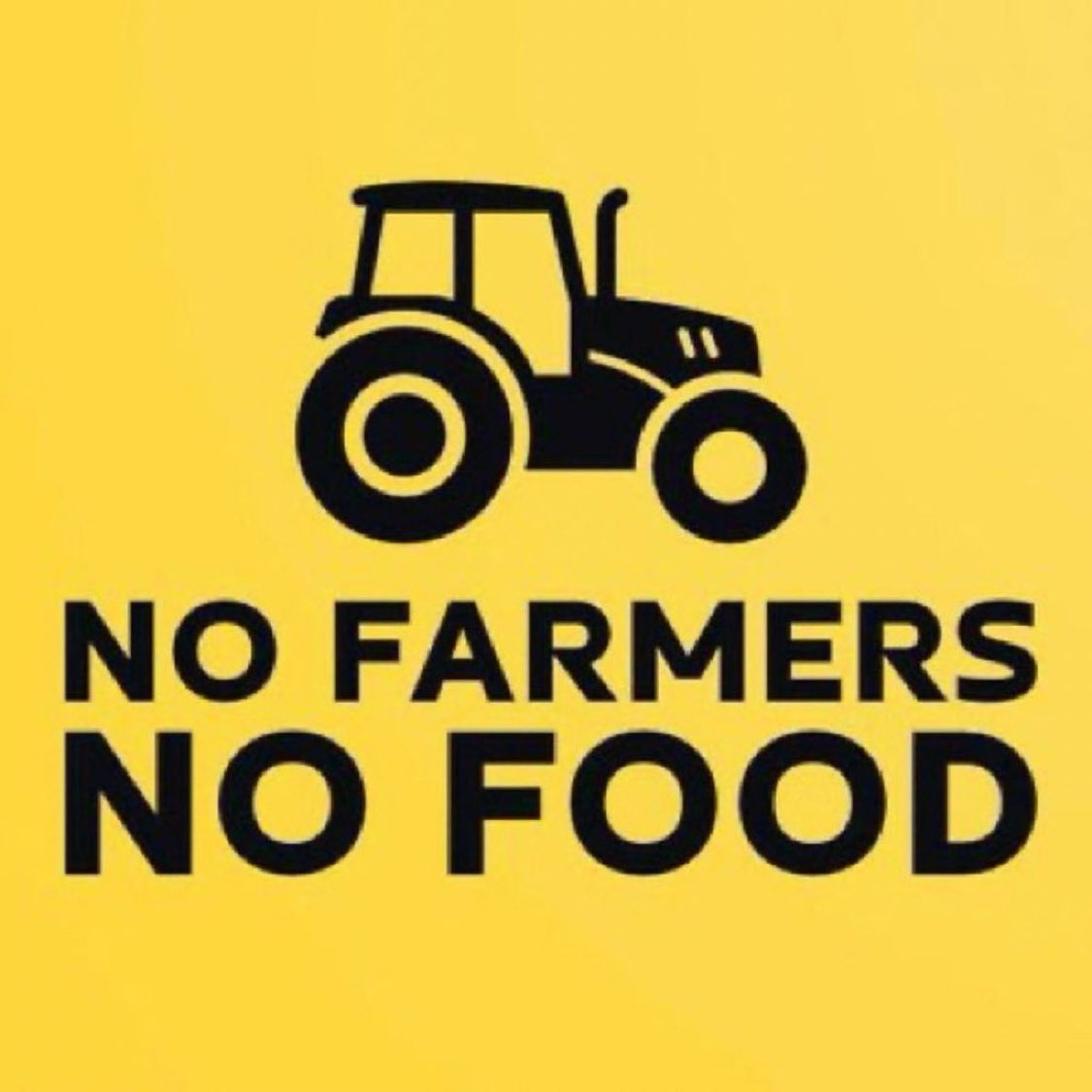 The power of an identifiable visual identity on a campaign cannot be underestimated. Our #NoFarmersNoFood logo has become the worldwide symbol of support to farmers everywhere. Please use this logo on your X profile pictures &amp; plaster across your local communities. Please repost.