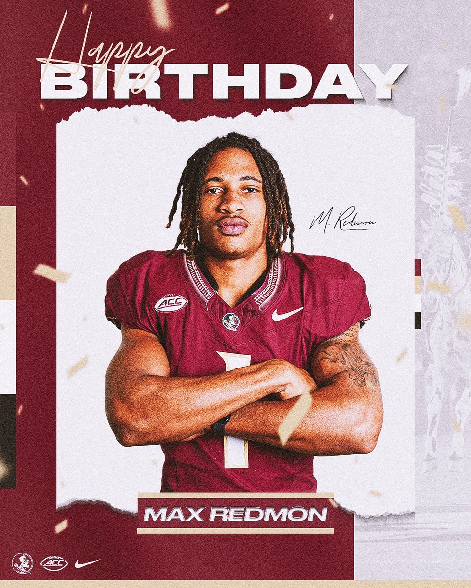 Happy birthday, Max!

<a href="/MaxRedmon8/">Max Redmon 3⭐️ ATH</a> 

#NoleFamily